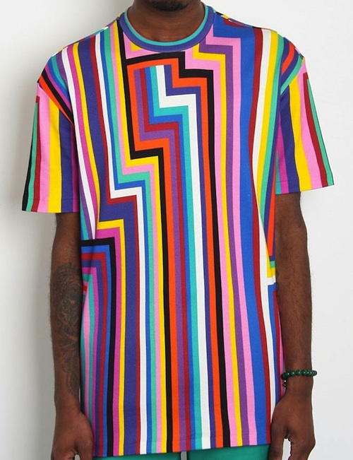 Geometric Stripped Shirt