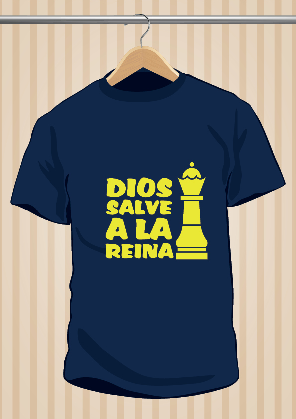Camiseta Dios Salve a la Reina - UppStudio