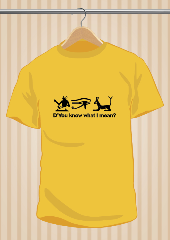 Camiseta Egipto D'You Know What I Mean