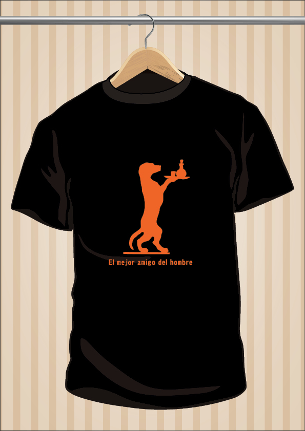 Camiseta El Mejor Amigo Del Hombre - UppStudio
