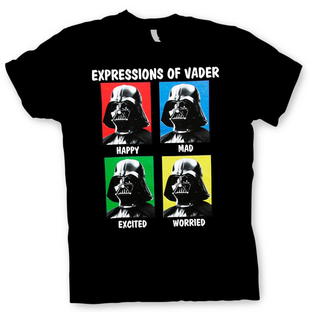 Camiseta Expressions of Darth Vader
