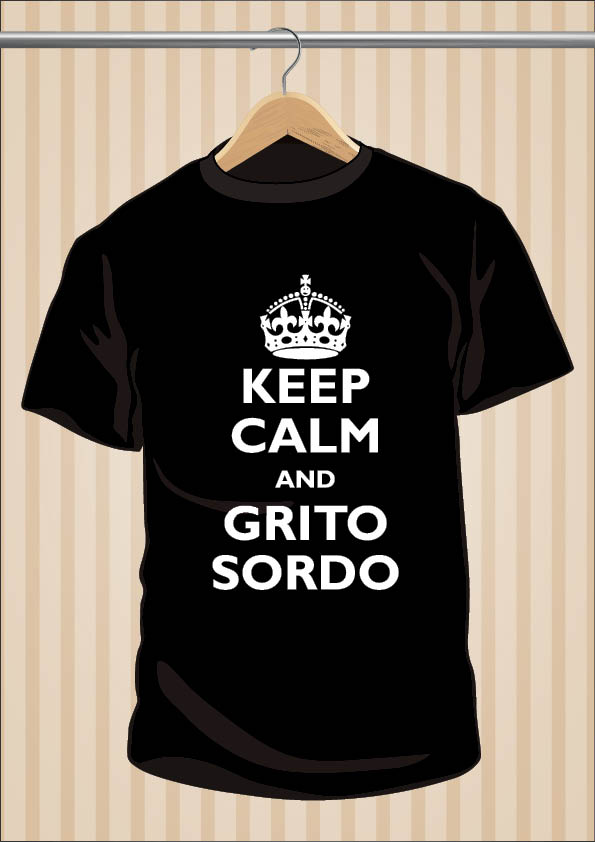 Camiseta Ignatius Farray Keep Calm And Grito Sordo - UppStudio