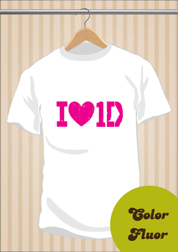 Camiseta I Love One Direction - UppStudio