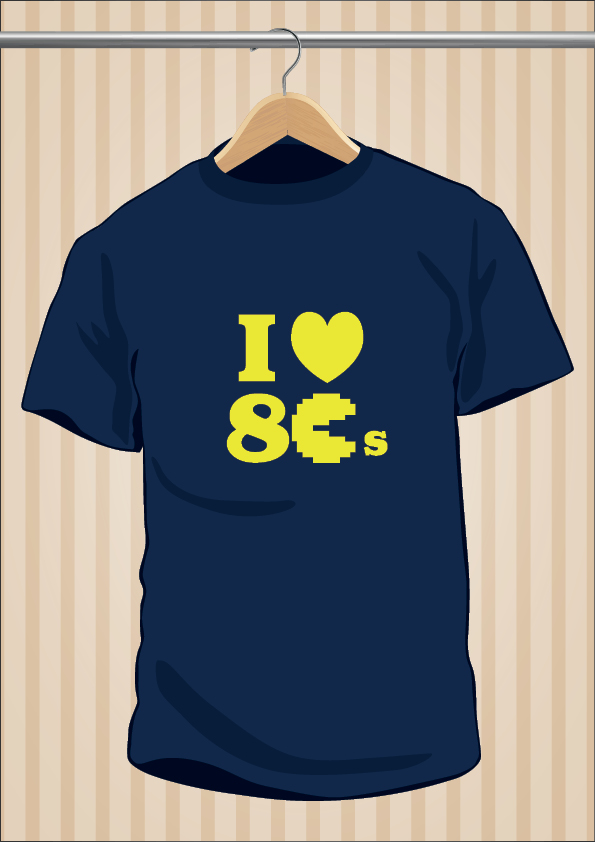 Camiseta Ochentera I Love 80's - UppStudio