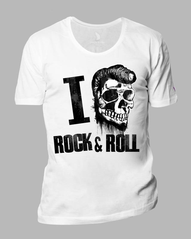 Camiseta I Love Rock And Roll