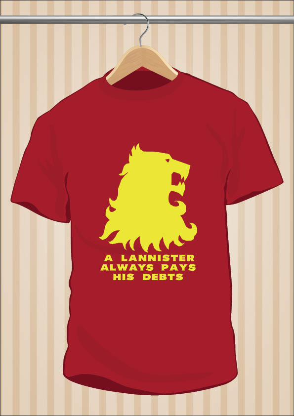 Camiseta A Lannister Always Pays His Debts - UppStudio