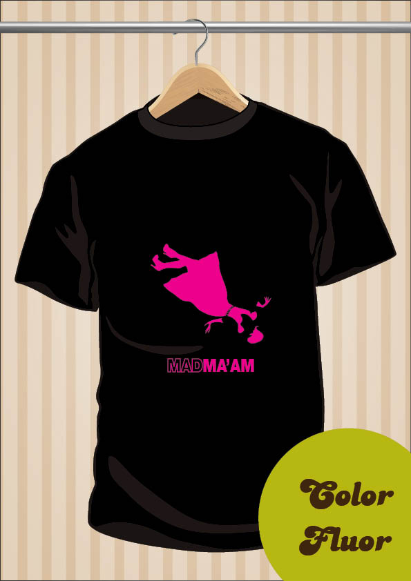 Camiseta Mad Men Para Chicas | Mad Ma'am