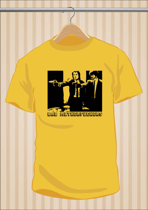 Camiseta Pulp Fiction | Bad Motherfuckers | UppStudio