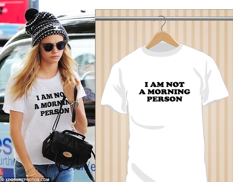Camiseta I Am Not A Morning Person | UppStudio