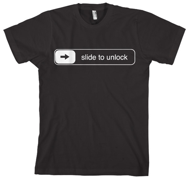 Camiseta Slide To Unlock | iPhone
