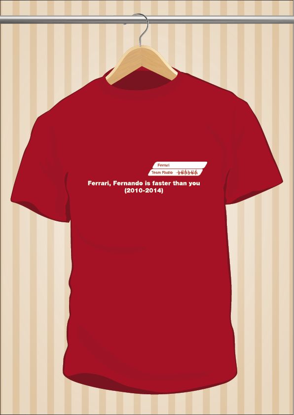 Camiseta Ferrari, Fernando Is Faster Than You | UppStudio