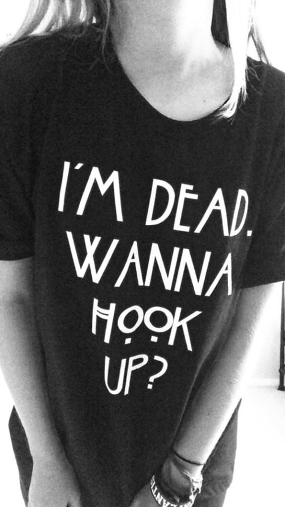 Camiseta I'm Dead, Wanna Hook Up? | AHS | UppStudio