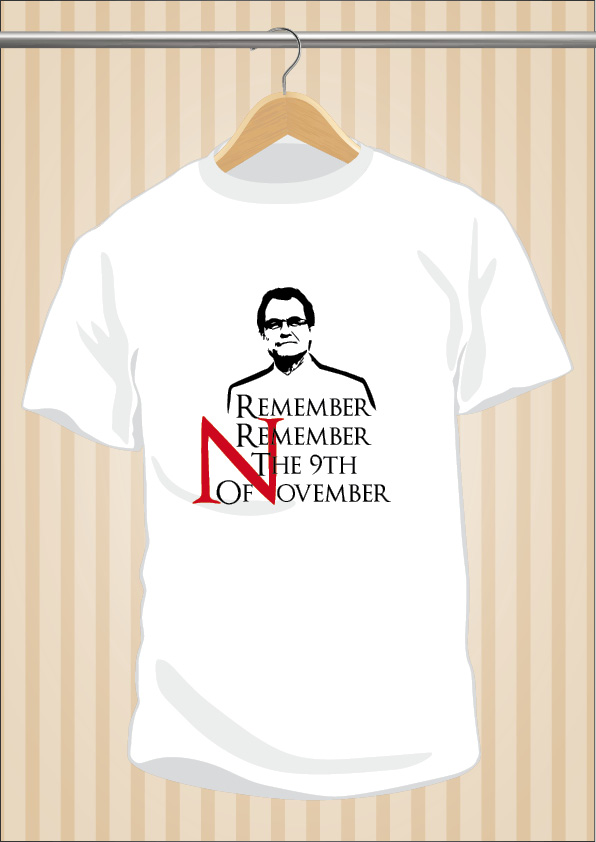 Camiseta 9N | 9 de Noviembre | Cataluña | Independencia | Consulta | UppStudio