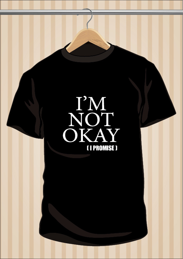 Camiseta My Chemical Romance I'm Not Okay I Promise MCR UppStudio