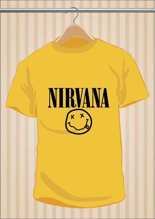 Camiseta Nirvana Kurt Cobain | UppStudio