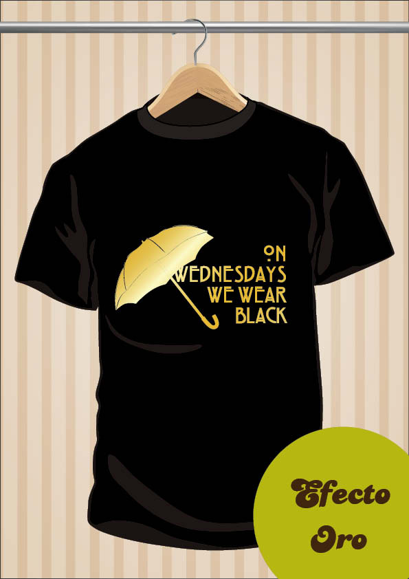 Camiseta On Wednesdays We Wear Black AHS Coven | UppStudio
