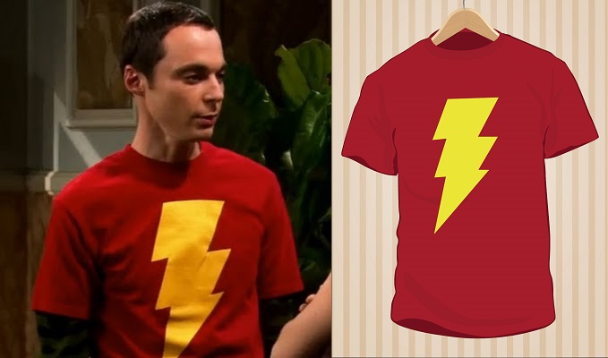 Camiseta Sheldon Cooper Shazam | UppStudio