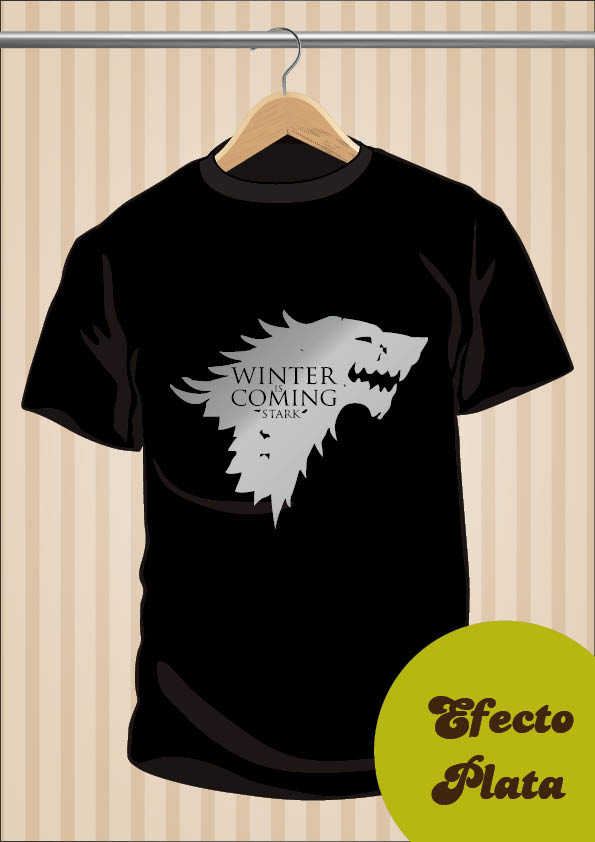 Camiseta Casa Stark Winter Is Coming | Juego De Tronos | UppStudio