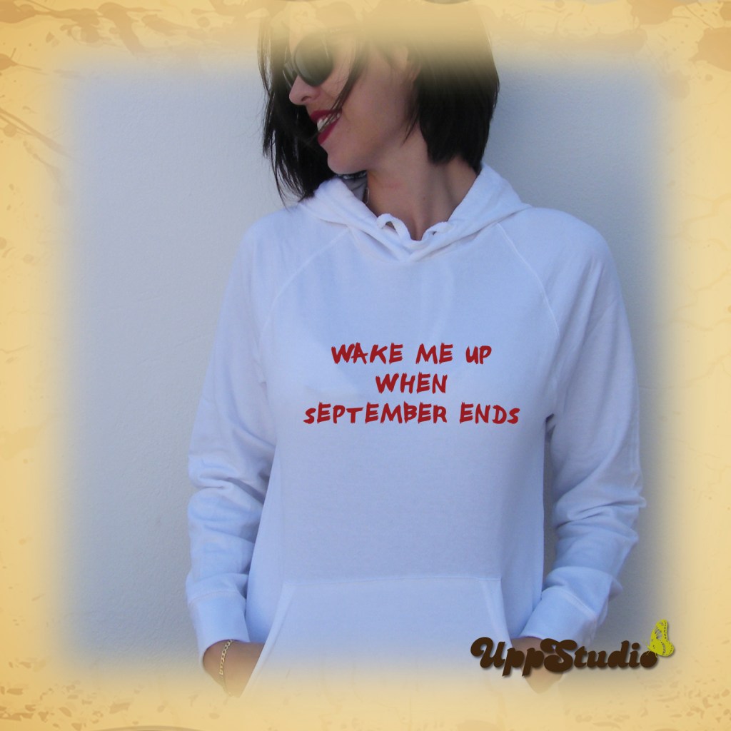 Sudadera Green Day Wake Me Up When September Ends | UppStudio