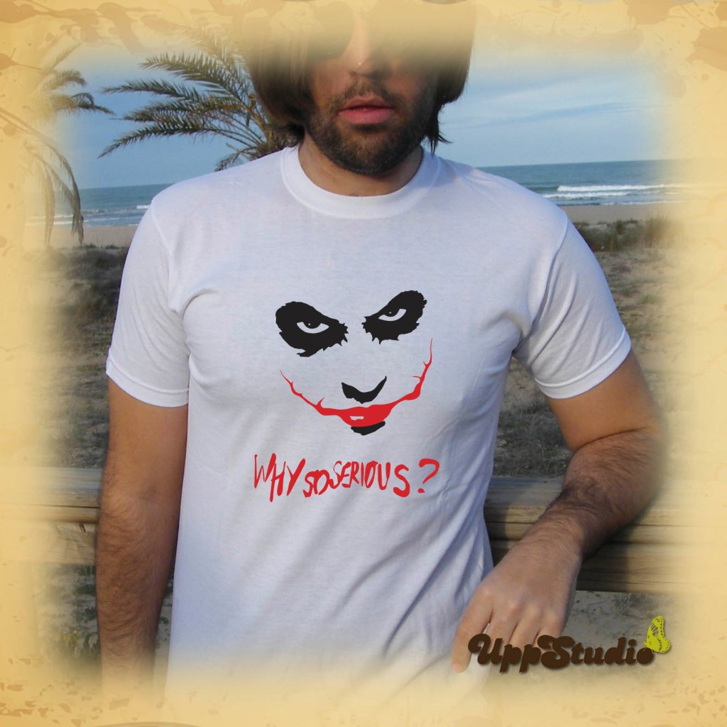 Camiseta Joker Why So Serious | Batman | Heath Ledger | UppStudio