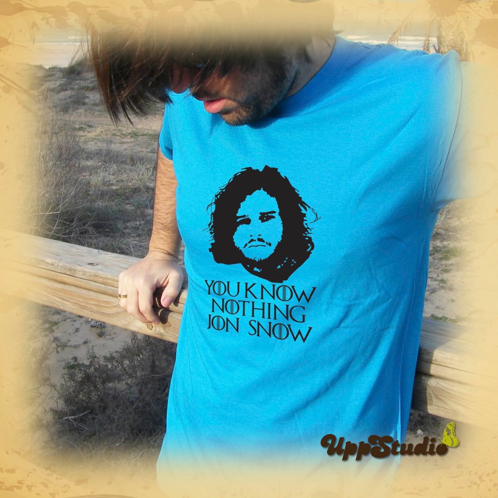 Camiseta You Know Nothing, Jon Snow| Game Of Thrones Juego De Tronos | UppStudio