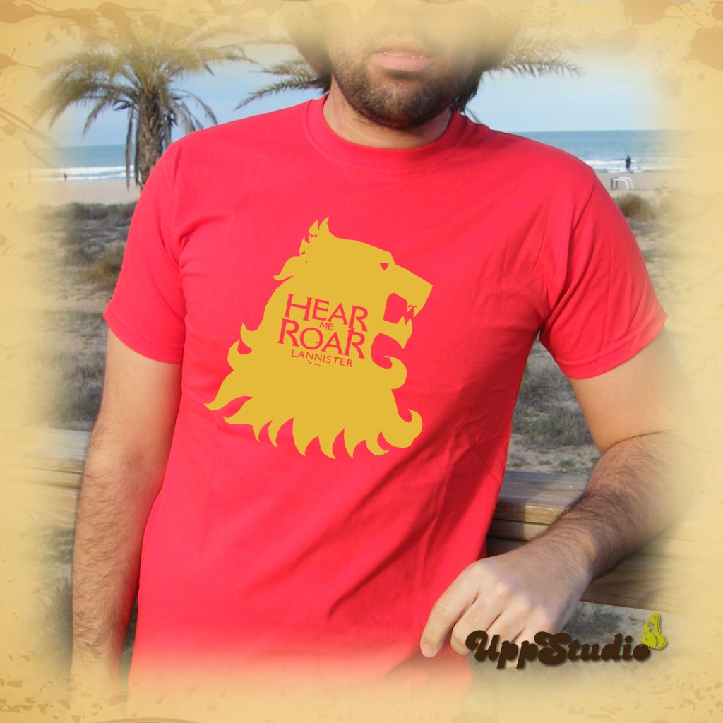 Camiseta Juego De Tronos Hear Me Roar Lannister | Game Of Thrones | UppStudio