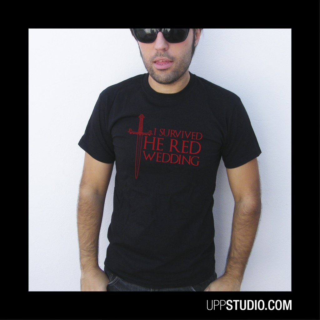 Camiseta Juego De Tronos I Survived The Red Wedding Game Of Thrones | UppStudio