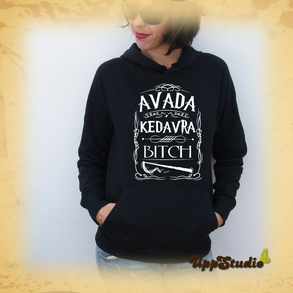 Sudadera Avada Kedavra Bitch Harry Potter | UppStudio