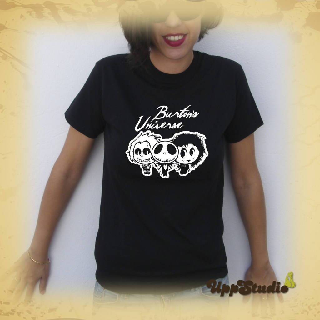 Camiseta Tim Burton Universe Home For Imaginary Friends Jack Skellington Eduardo Manostijeras Edward Scissorhands Bitelchús Beetlejuice | UppStudio