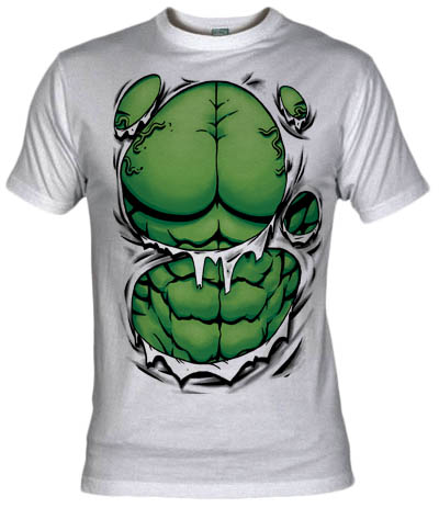 Camisetas Hulk | Músculos | Fanisetas