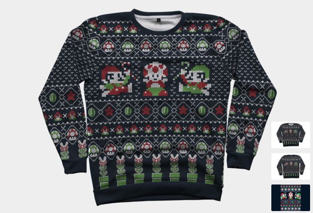 Jersey Super Christmas Bros | Super Mario