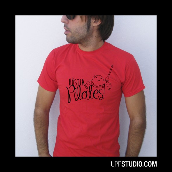 Camiseta Hostia Pilotes Que Son De Bones Miquel Montoro La Resistencia | UppStudio